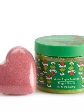 Grinch Bath Bomb & Sugar Scrub Set
